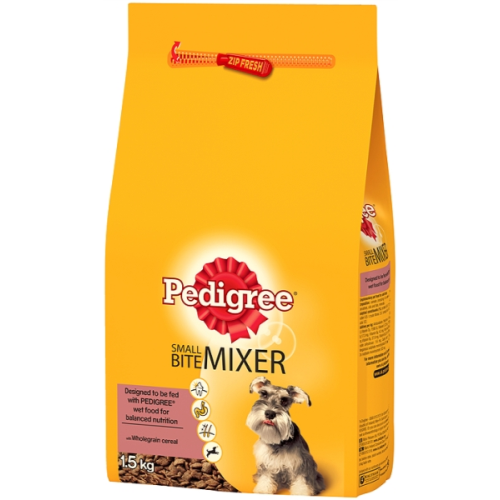 Pedigree Small Bite Mixer Adult Dog Food 1.5kg Chelsea Pet Shop