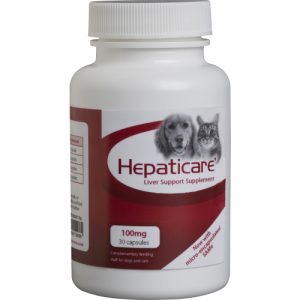 Hepaticare Dog & Cat Liver Support Supplement 100mg x 30 capsules ...