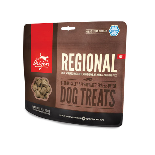 Orijen Freeze Dried Regional Red Dog Treats 42.5g | Chelsea Pet Shop